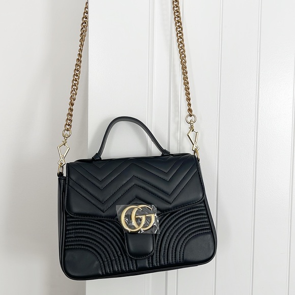 Gucci Bags Gucci Marmont Top Handle Small Poshmark